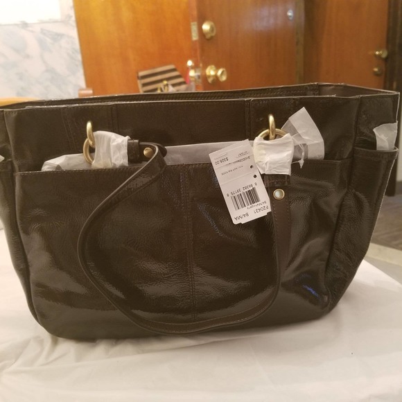 VINTAGE COACH GALLERY ZIP PATENT LEATHER - Picture 4 of 11